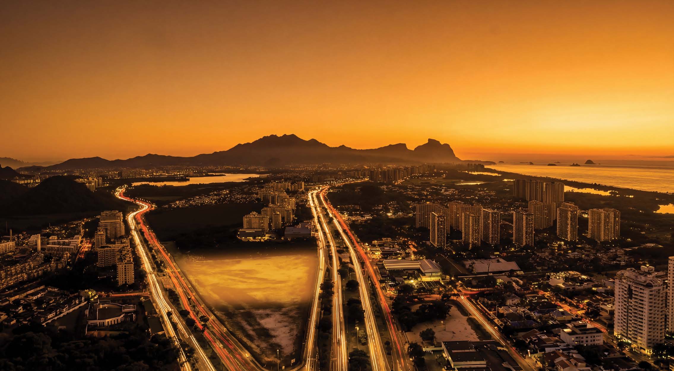 Vista aérea do terreno do We Barra by Living